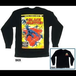 Marvel Comics Black Panther Origin Long Sleeve Tee